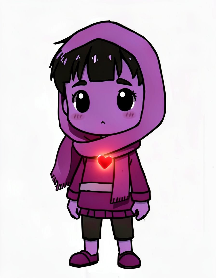 Shadeveil, a Deltarune OC made on GenTube