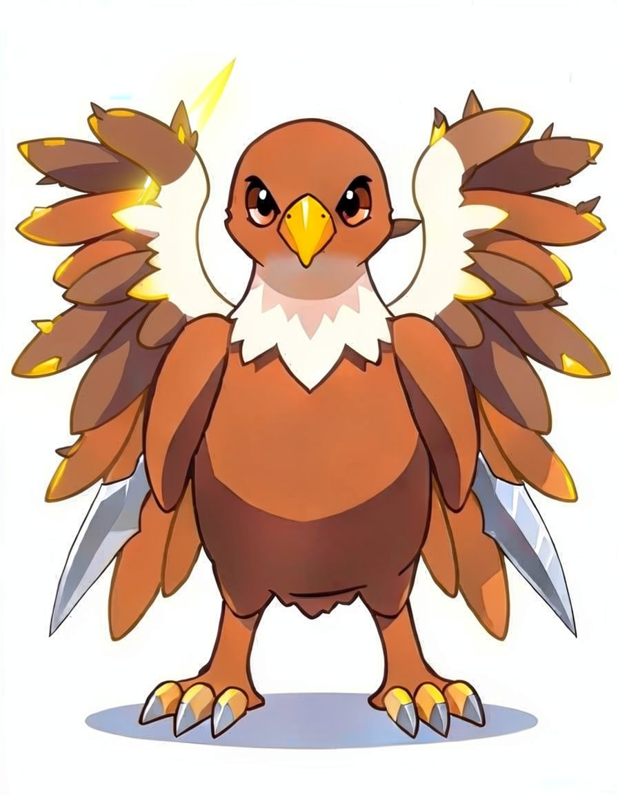 Eagle, a Pokemon OC made on GenTube