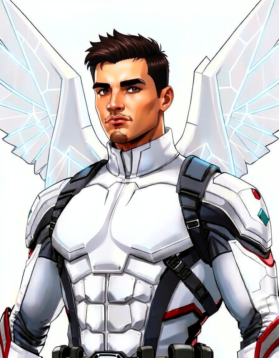 Captain Falcon, a Marvel Superhero OC made on GenTube