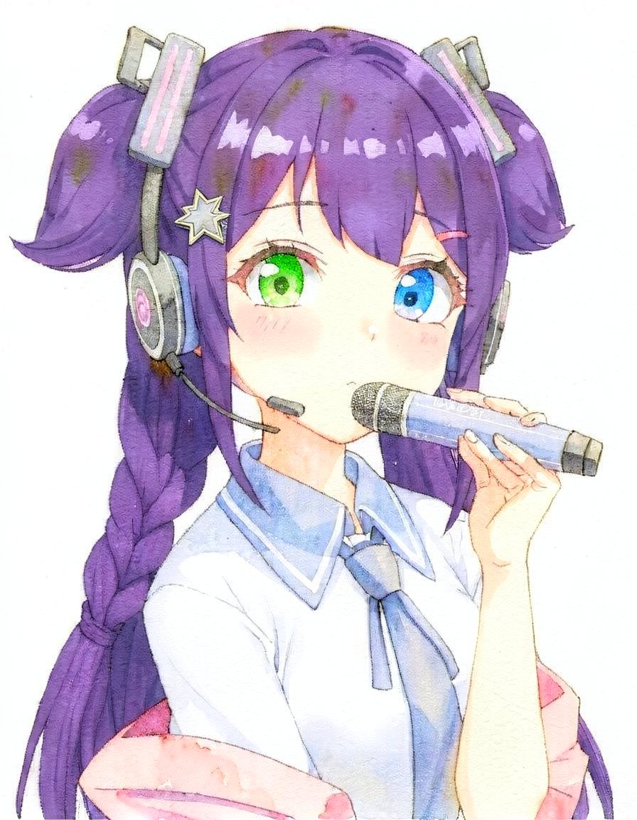 VioletEcho, a Vocaloid OC made on GenTube