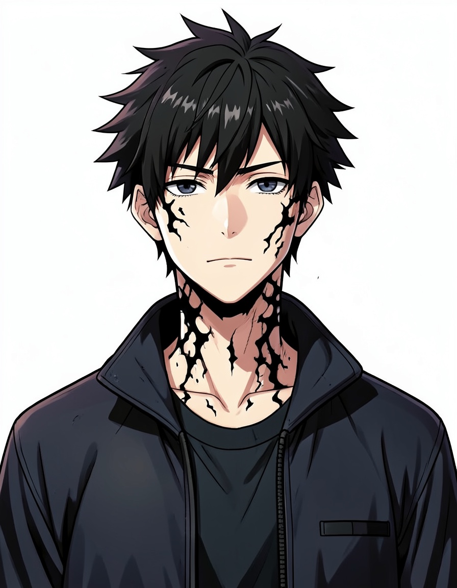 Yuta, a Jujutsu Kaisen OC made on GenTube