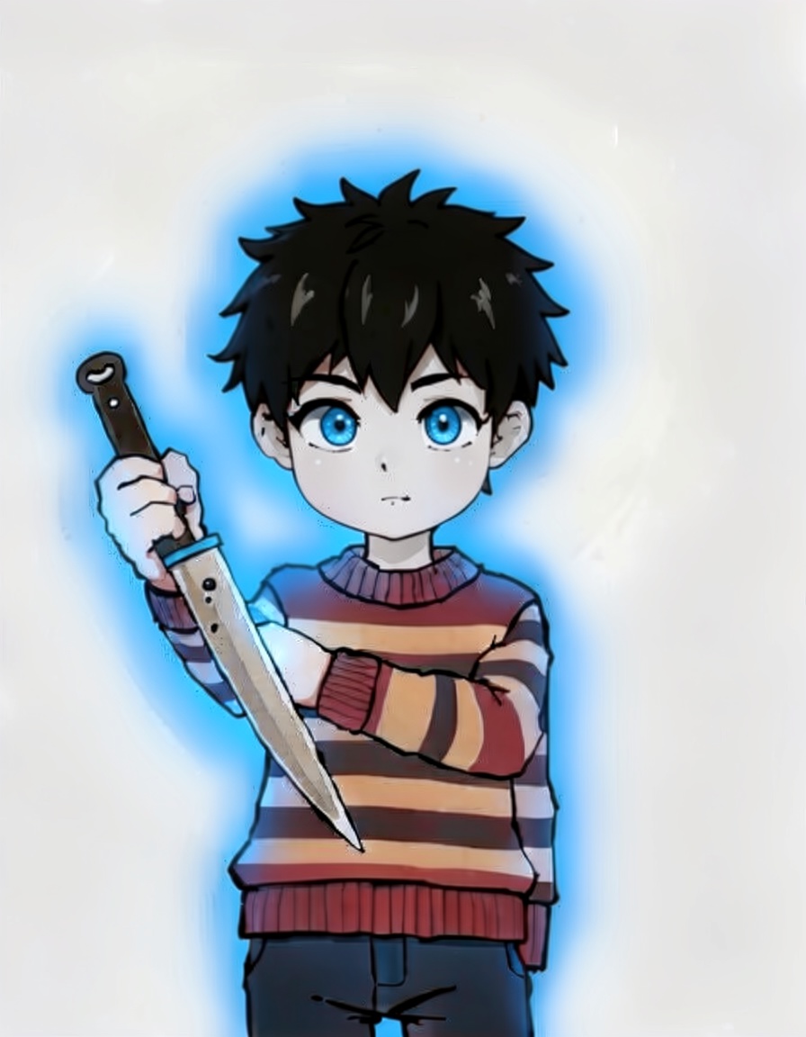 Lukas, a Undertale OC made on GenTube