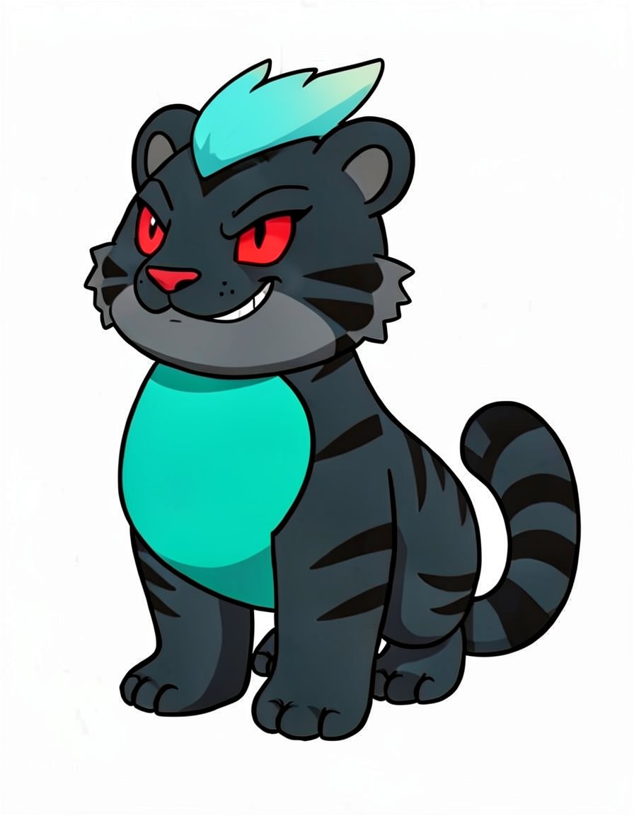 Murktigra, a Pokemon OC made on GenTube