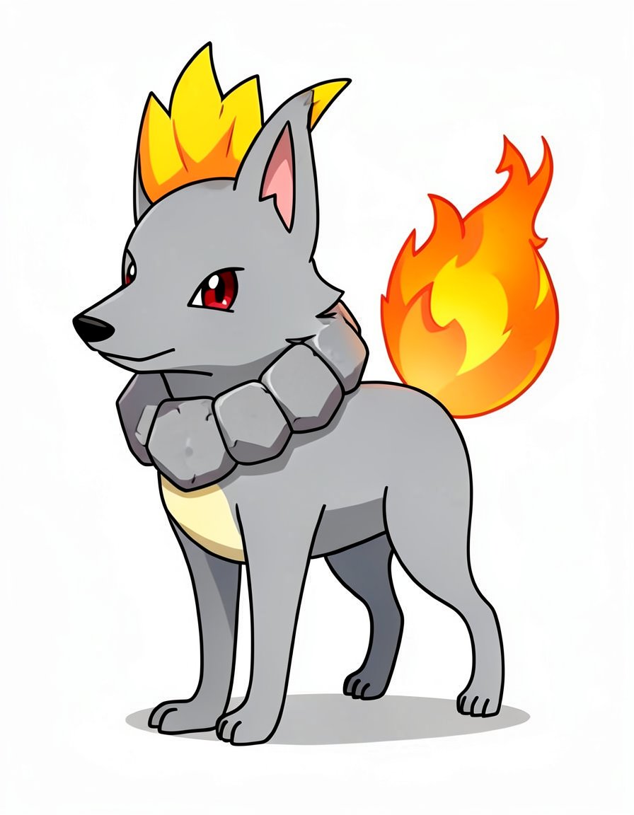 Stonehowl, a Pokemon OC made on GenTube