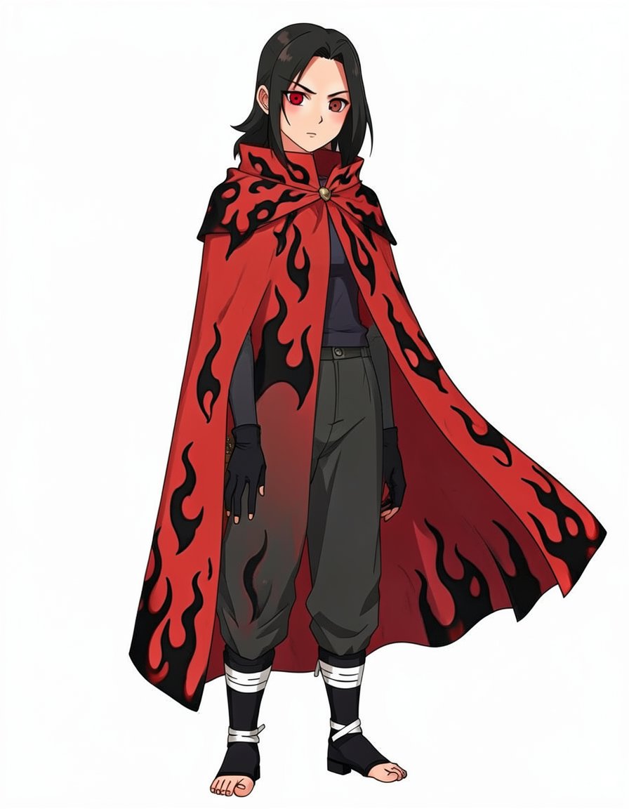 Yuki Uchiha, a Naruto OC made on GenTube