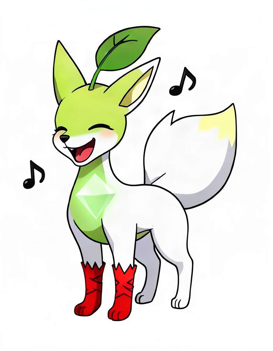 Foxfen, a Pokemon OC made on GenTube