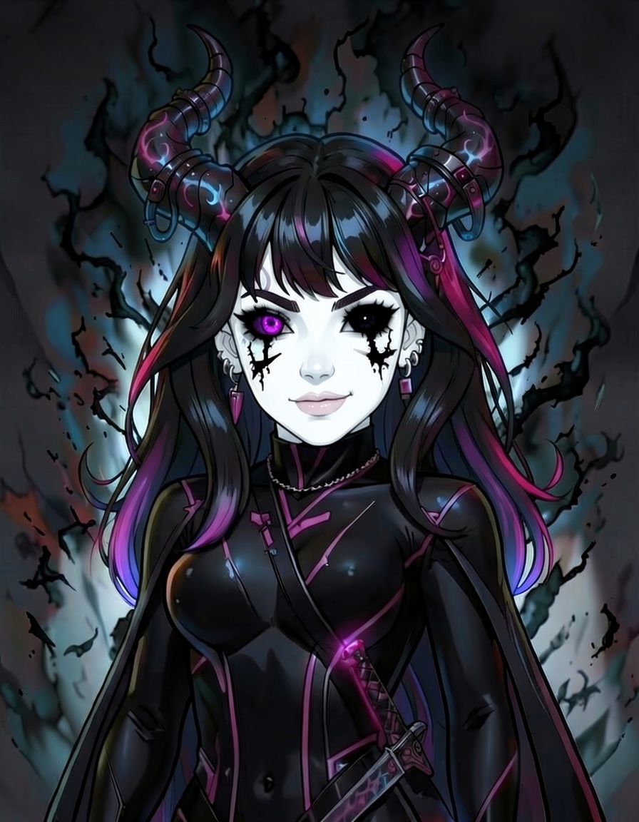 Nightmare, a KPop Demon Hunters OC made on GenTube