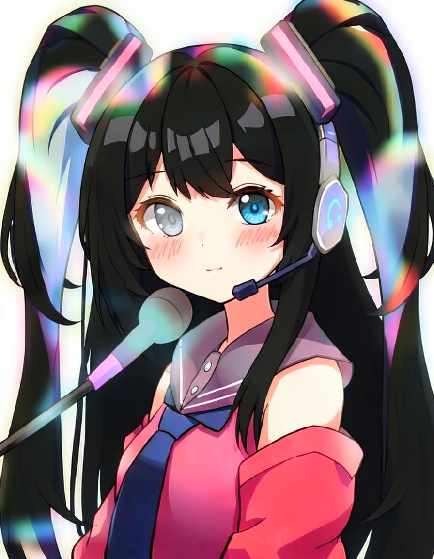 Aiko, a Vocaloid OC made on GenTube