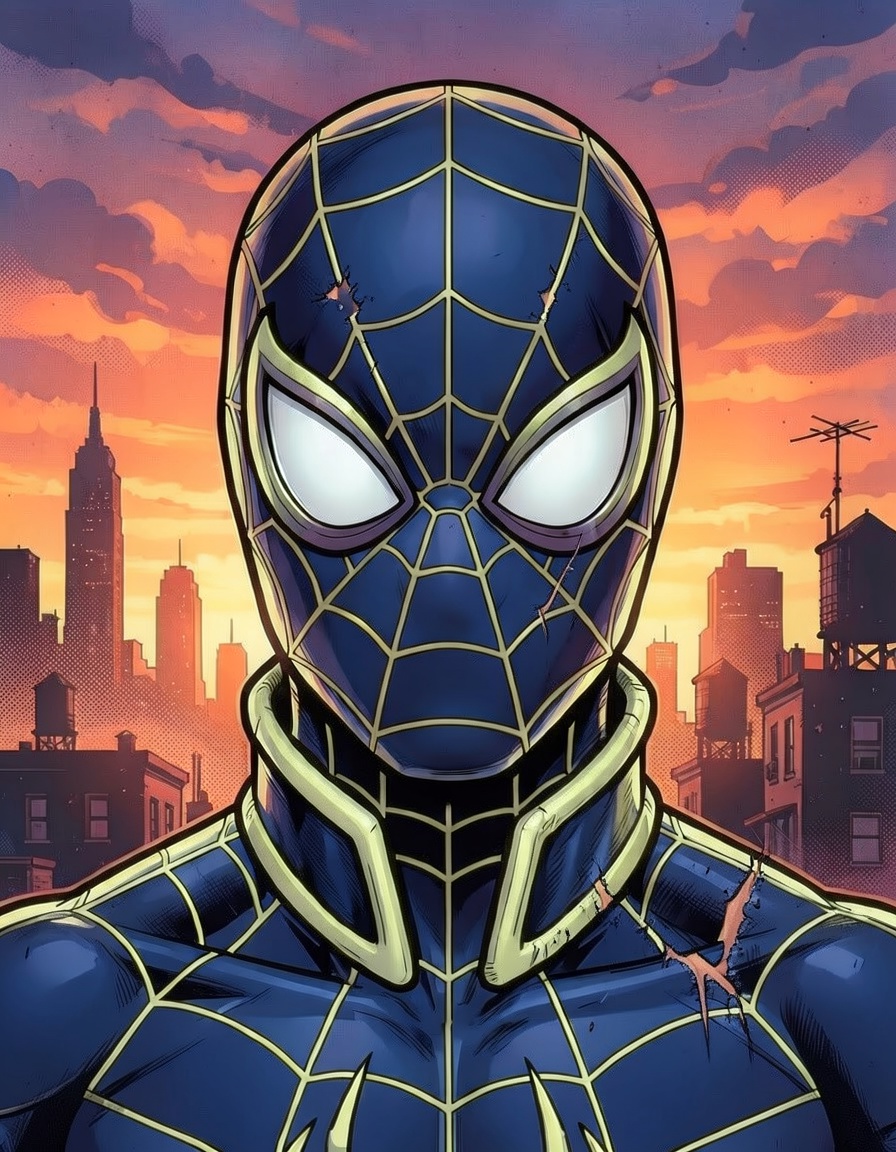 SpiderFlux, a Spidersona OC made on GenTube