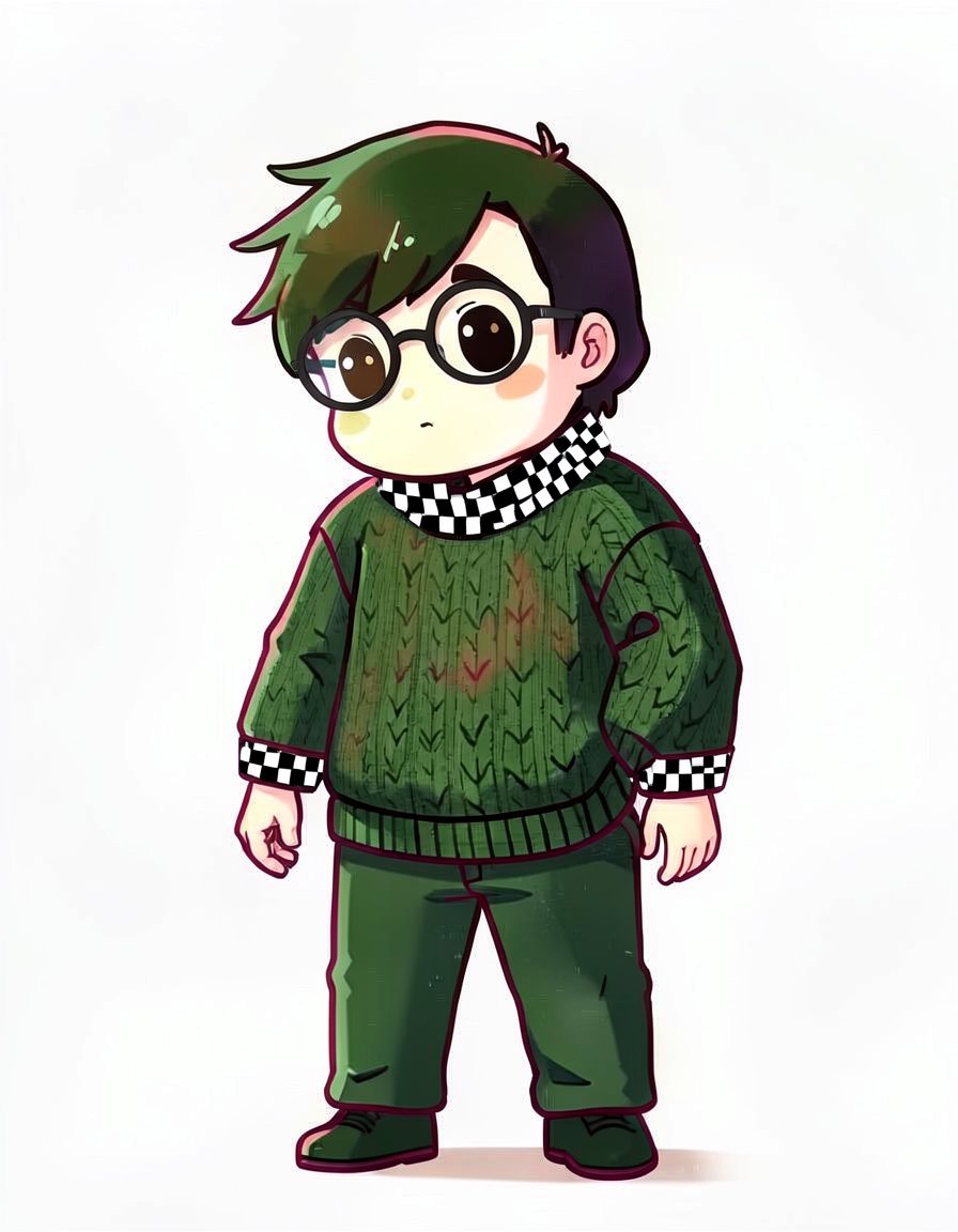 Pineglint, a Deltarune OC made on GenTube