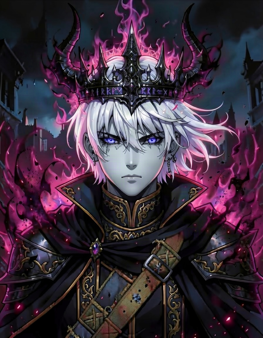 Nightshade Regent, a Solo Leveling OC made on GenTube