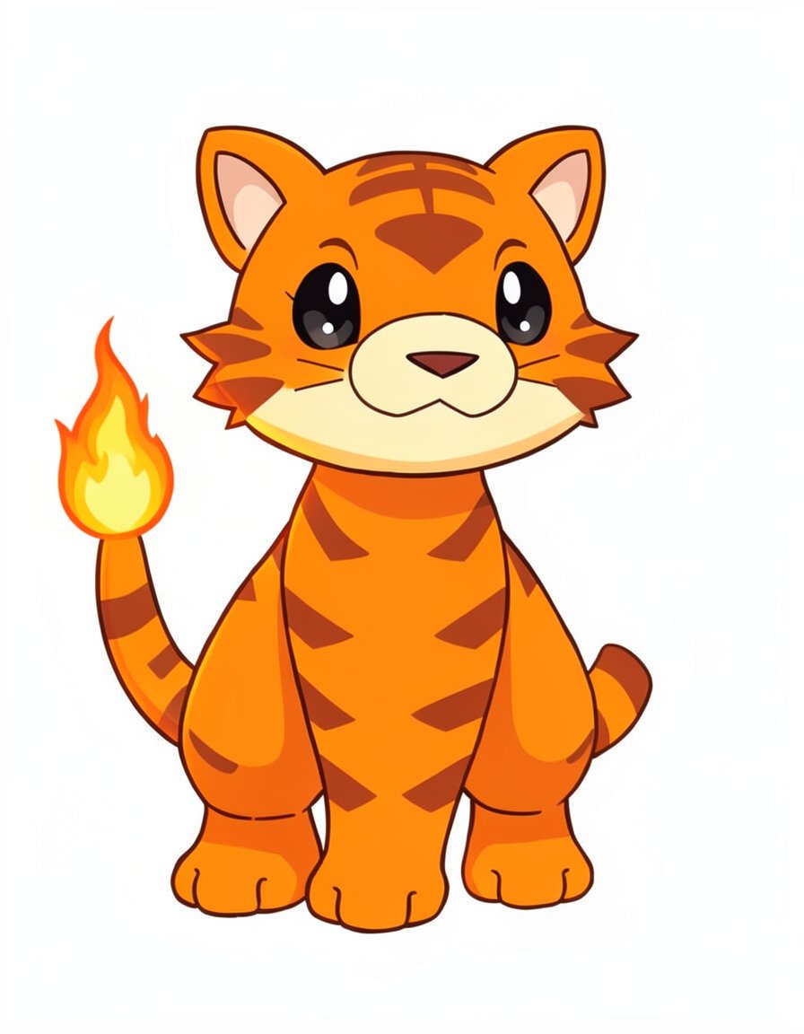 Pyrostripe, a Pokemon OC made on GenTube