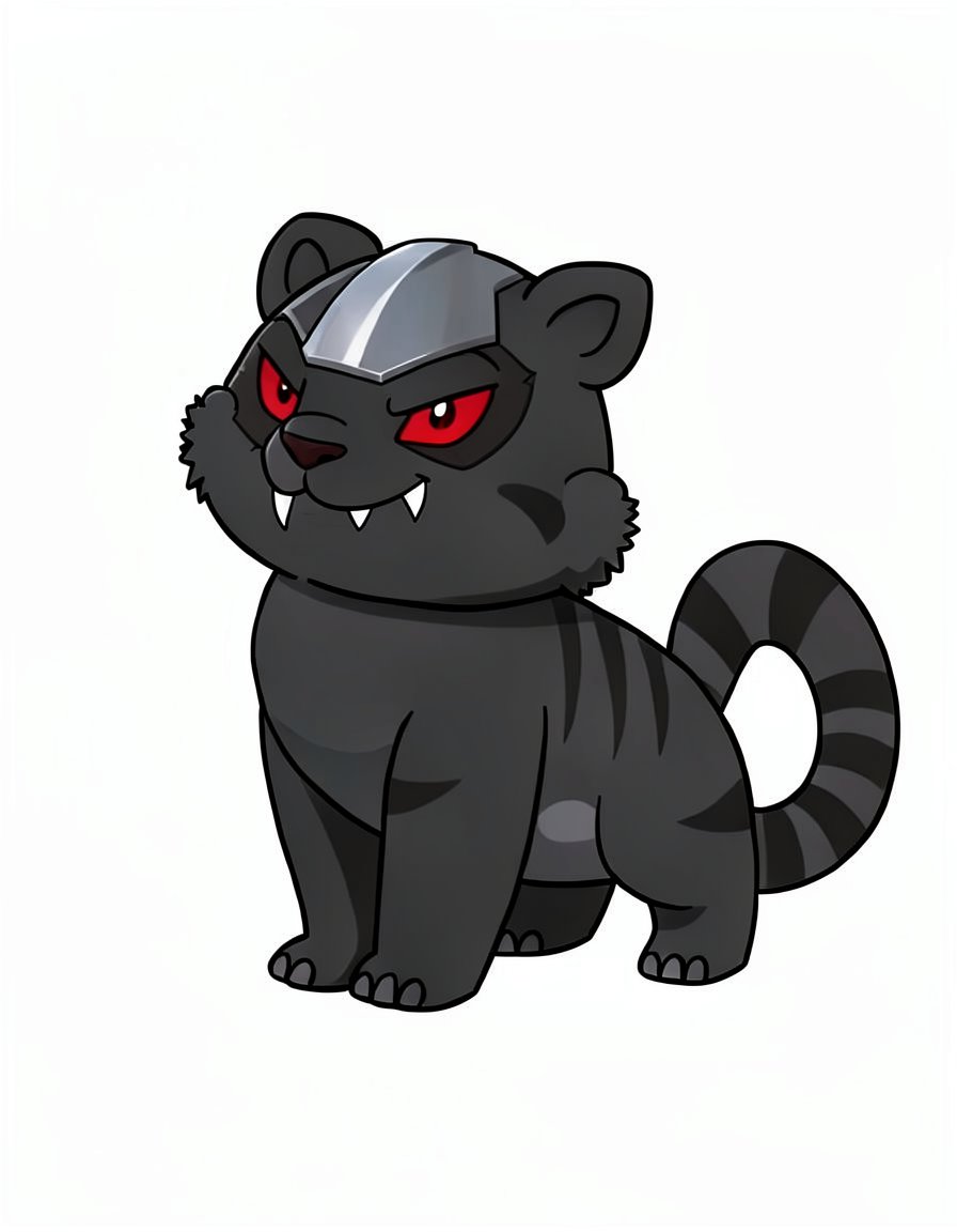 Umbraprowl, a Pokemon OC made on GenTube