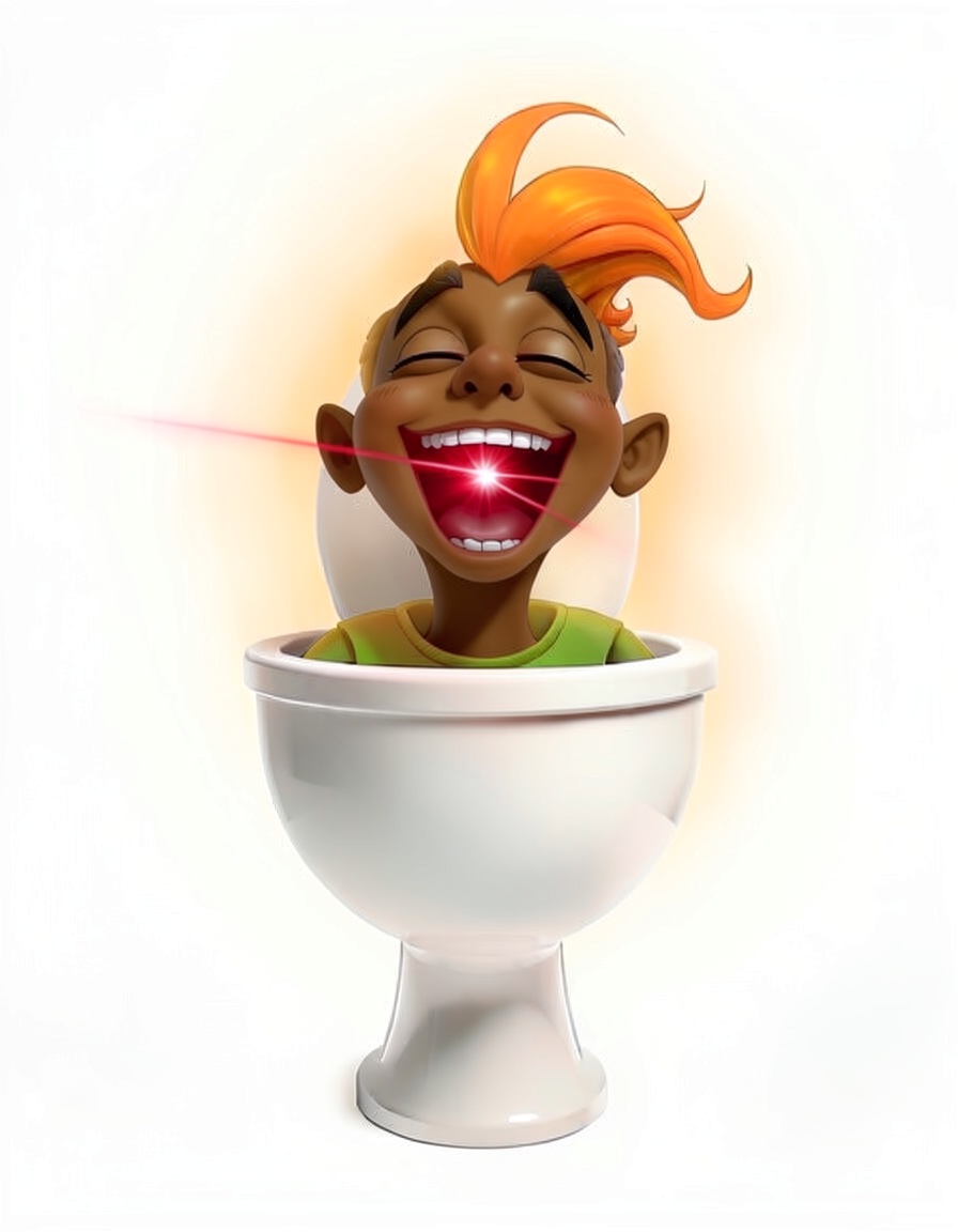 Gussre Toilet, a Skibidi Toilet OC made on GenTube
