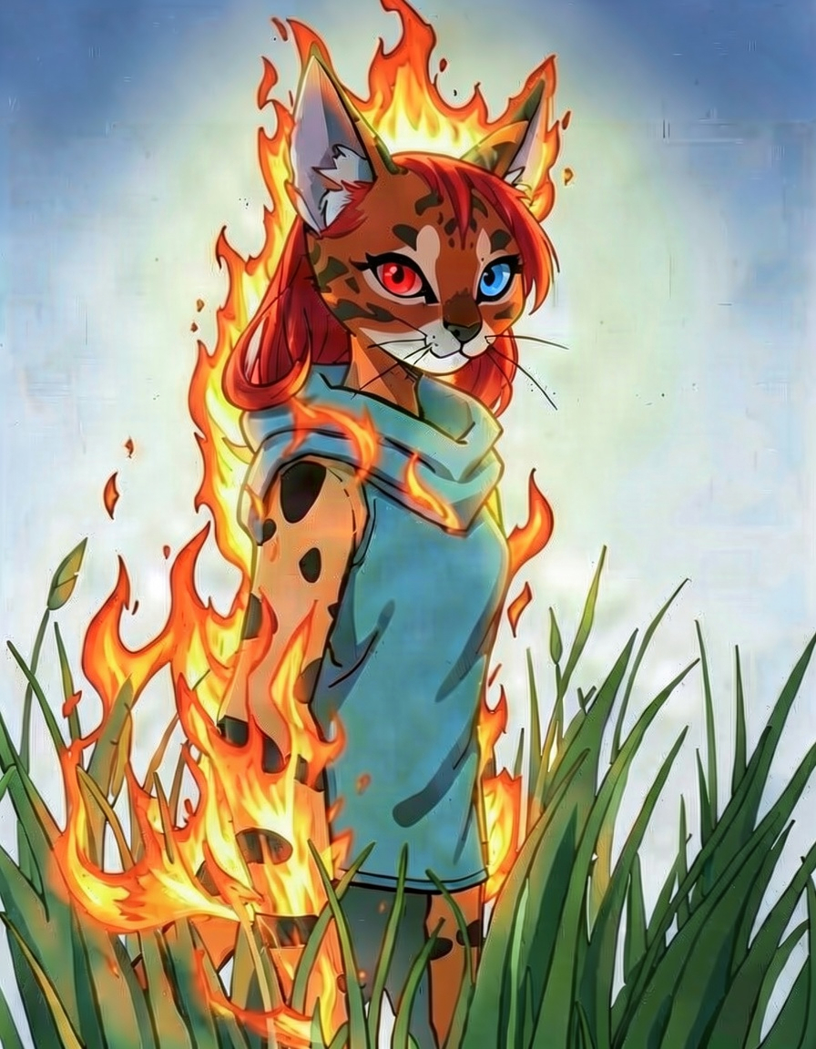fire nija, a Warrior Cats OC made on GenTube