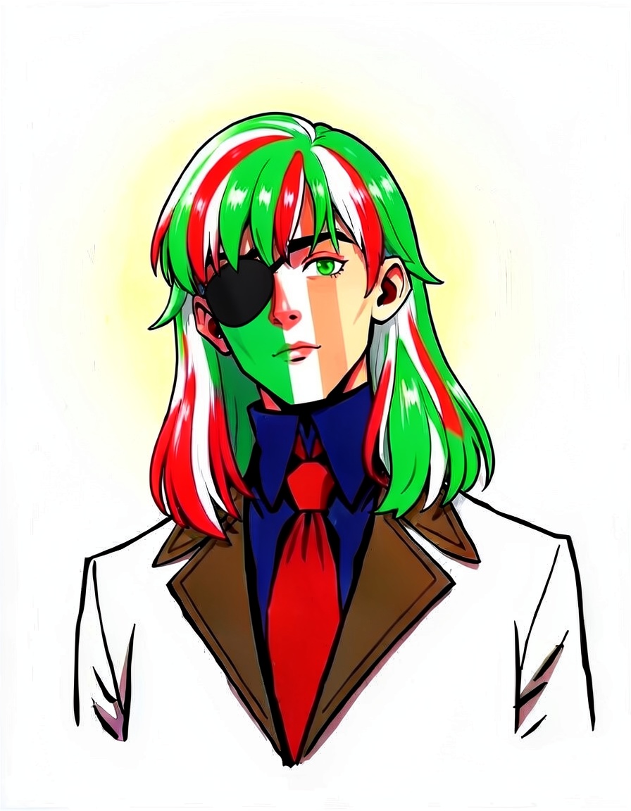 Flagwarden, a CountryHumans OC made on GenTube