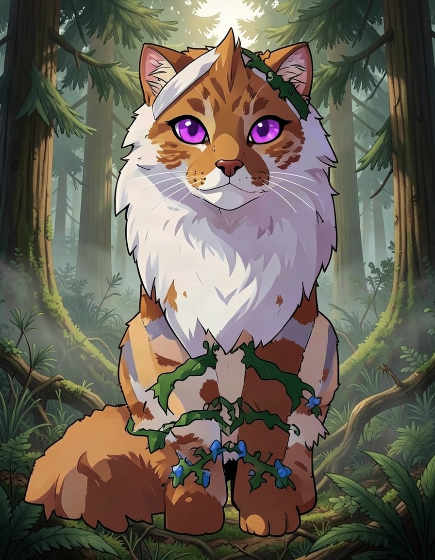 Rose'fur, a Warrior Cats OC made on GenTube