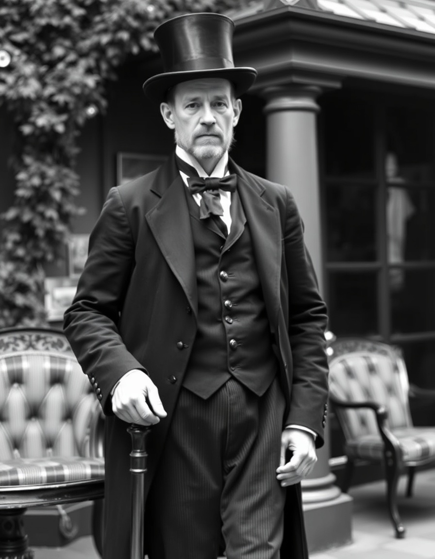 A Victorian butler
