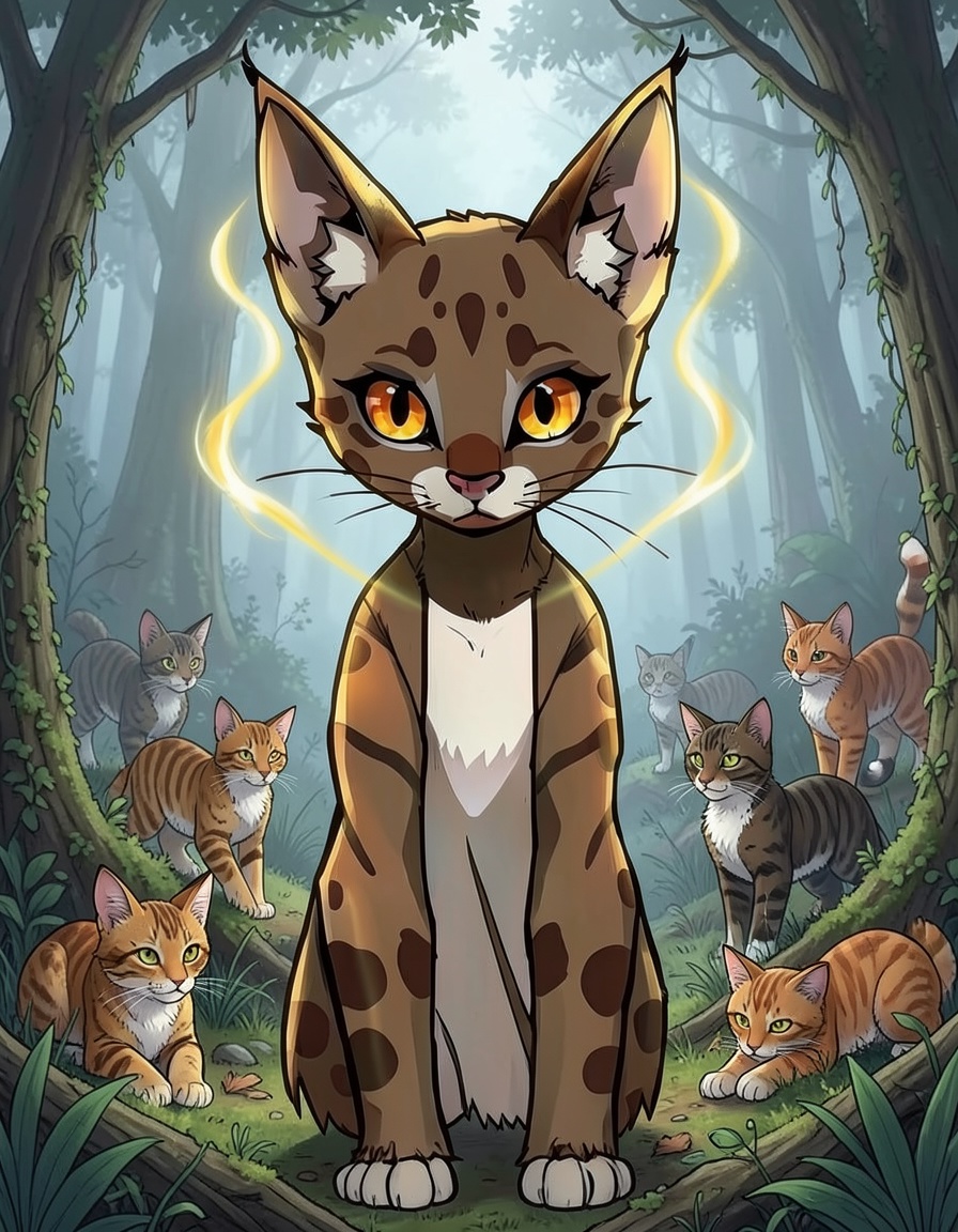 Amberstripe, a Warrior Cats OC made on GenTube
