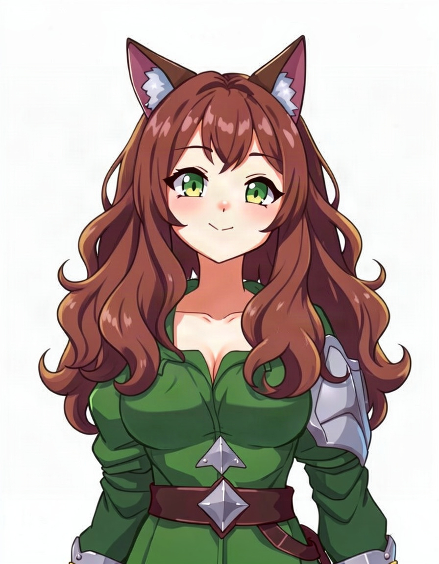 No changes required; keep the original VTuber character portrait exactly as described. Do not alter any visual elements, composition, or details.