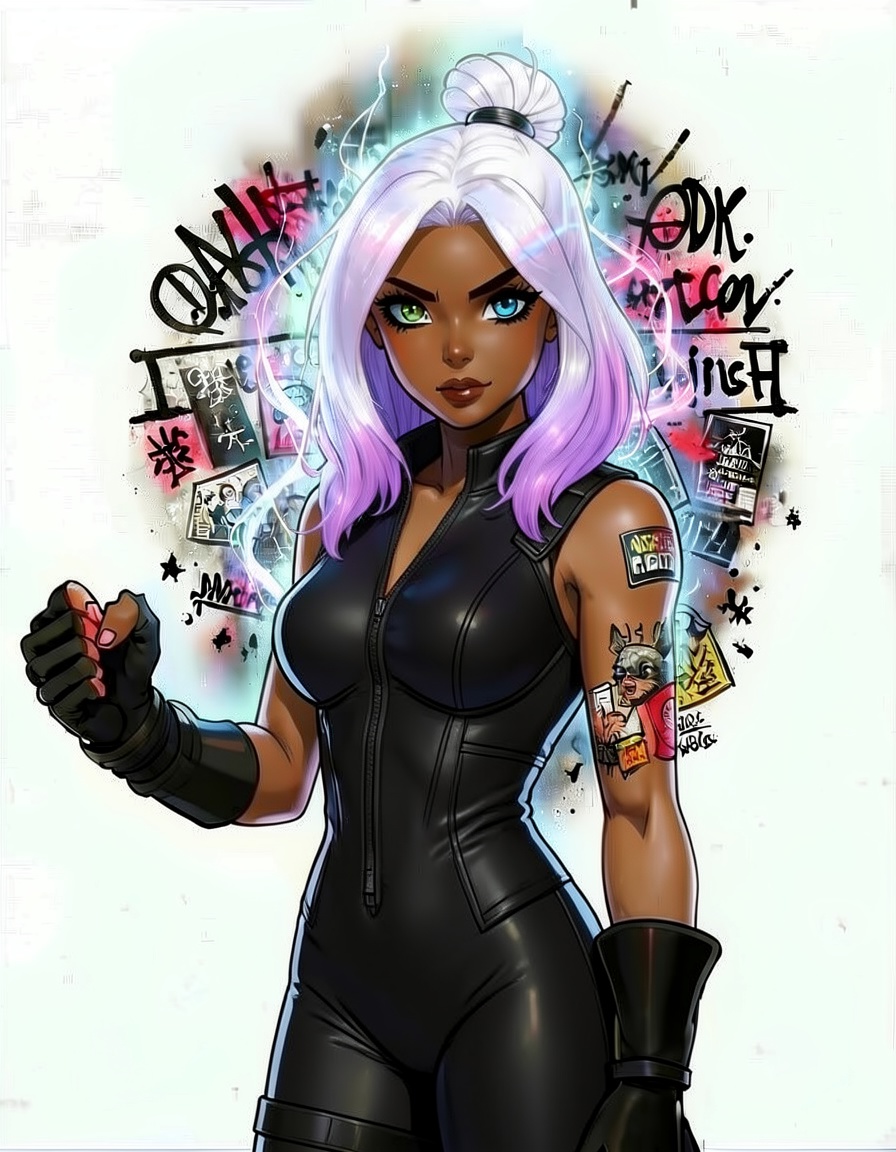Aether, a Marvel Superhero OC made on GenTube