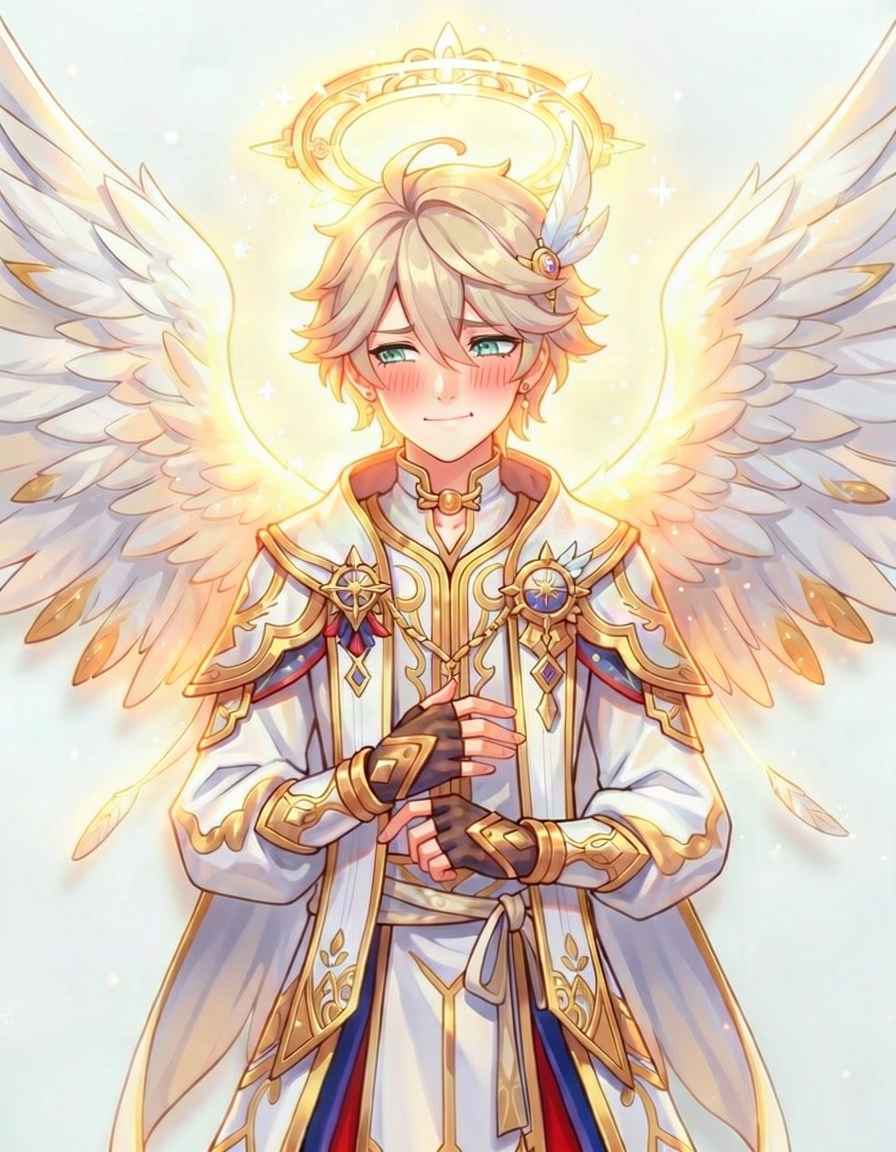 Aurelian Halo, a Genshin OC made on GenTube