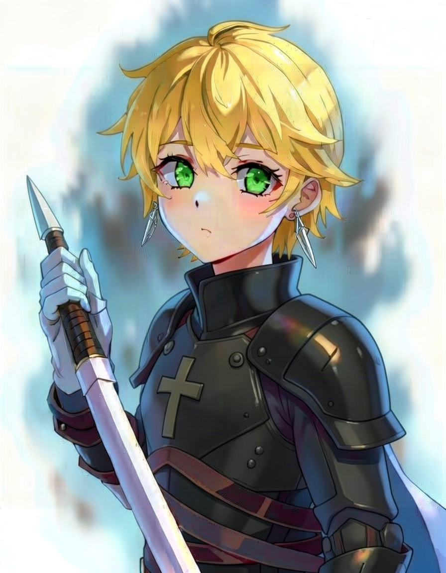 Kuri Allouche, a Waifu OC made on GenTube