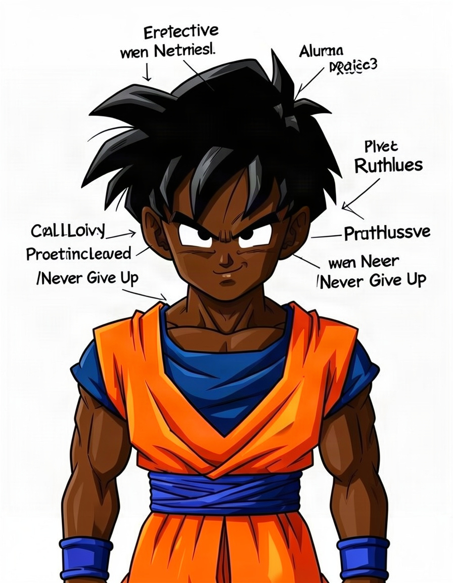 Hezaro, a Dragon Ball OC made on GenTube
