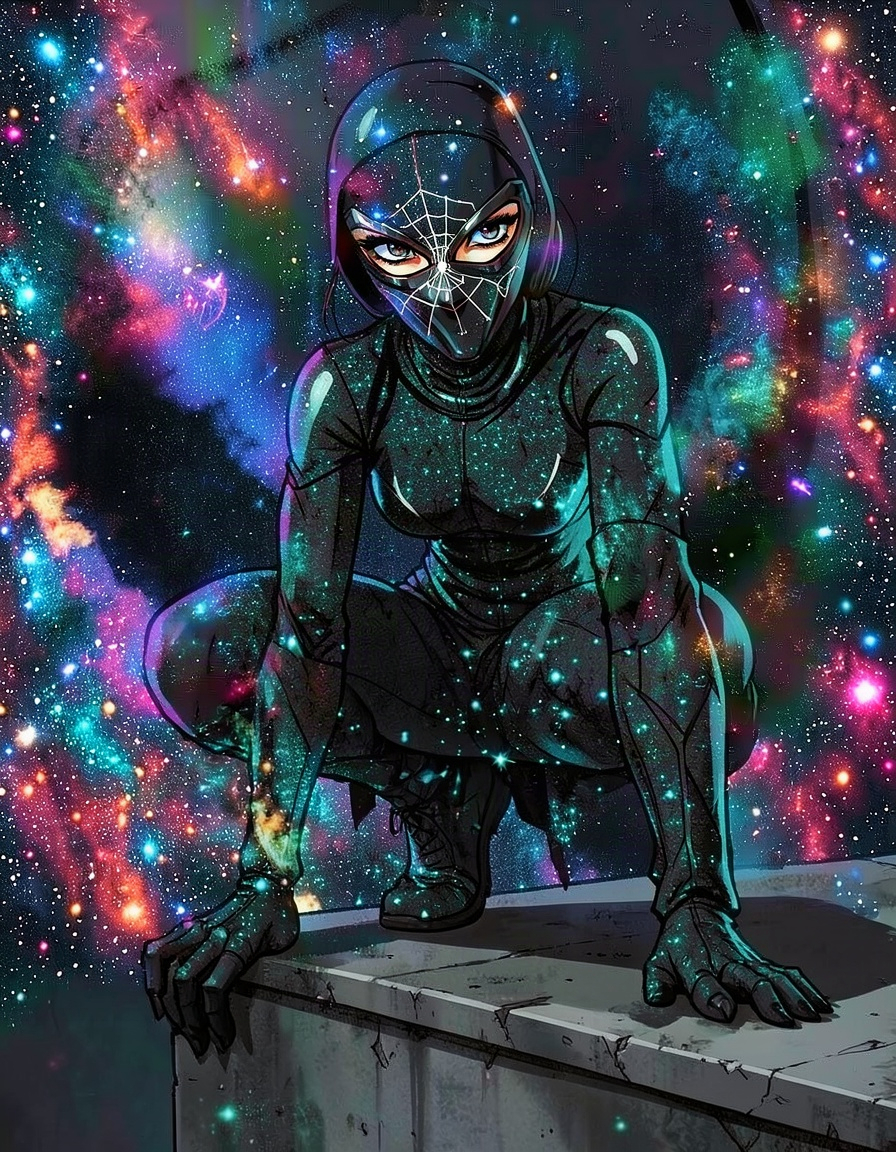Starlace, a Spidersona OC made on GenTube