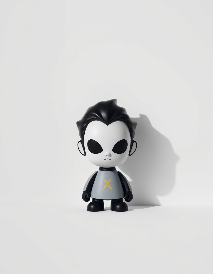 Luxury designer toy brand avatar.
Minimalist vinyl figure head icon, abstract factory concept.
Soft shadows, premium lighting, high contrast.
Modern, stylish, collectible toy brand identity.
Clean background, centered, ultra sharp, studio photography style.