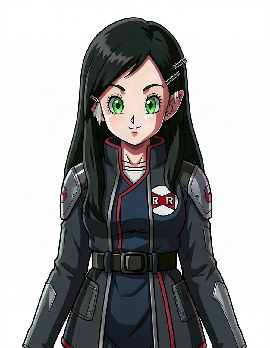 Veil, a Dragon Ball OC made on GenTube