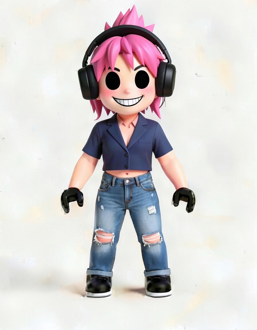EMI, a Roblox OC made on GenTube