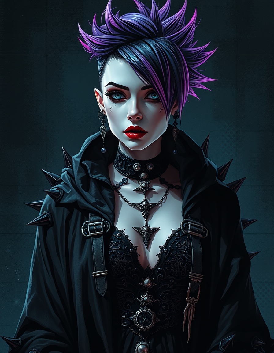 Design Eerie Punk-Goth Characters