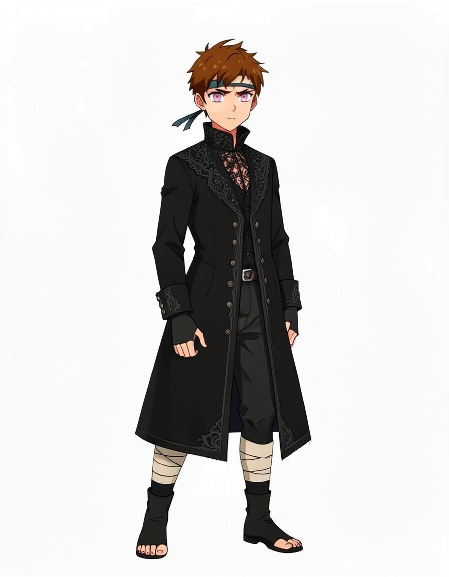 Kairo Leafshade, a Naruto OC made on GenTube
