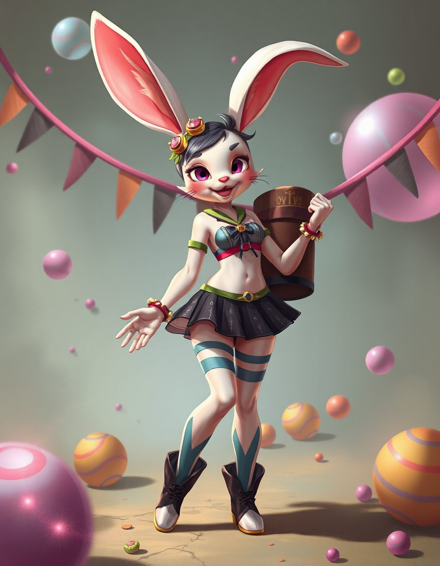 tadc character oc (the amazing digital circus) female bunny like