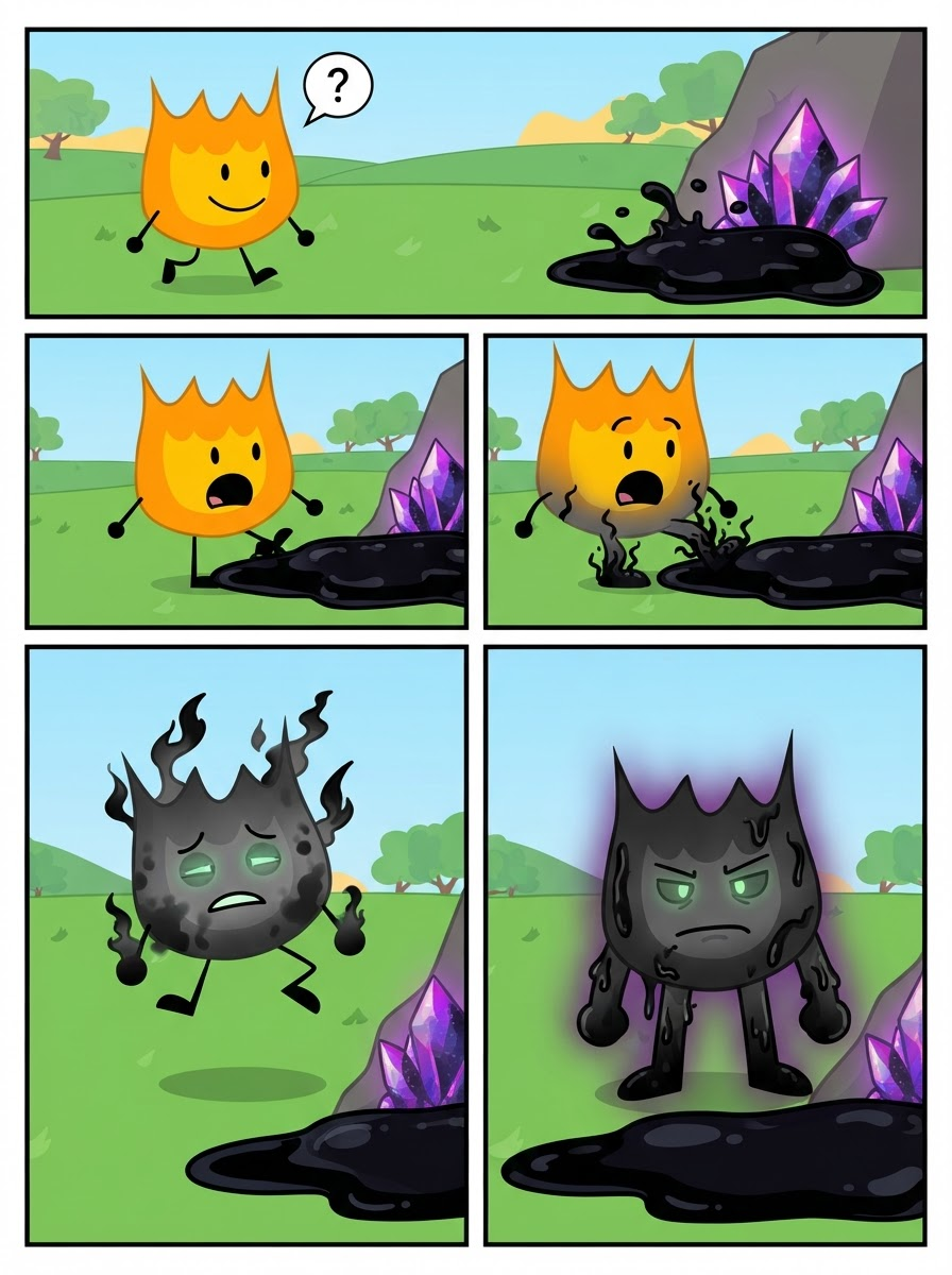 Add someone from bfdi and then find a Black goo and when that character touches it they turn infected
