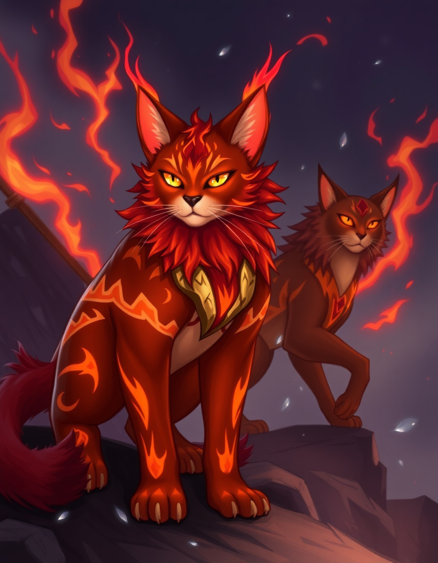 Warrior cat firestar thunder clan