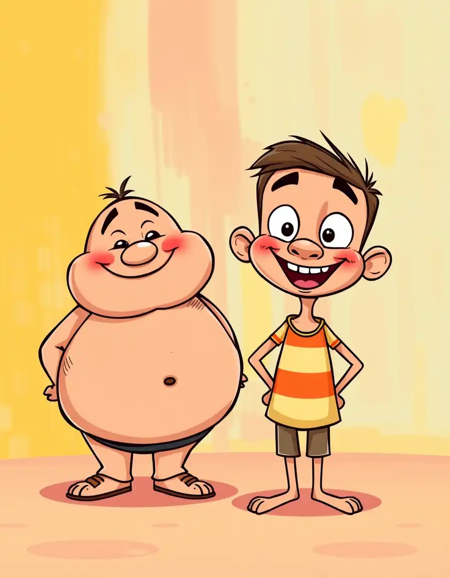 Create Amazing Fat Cartoon Characters Art