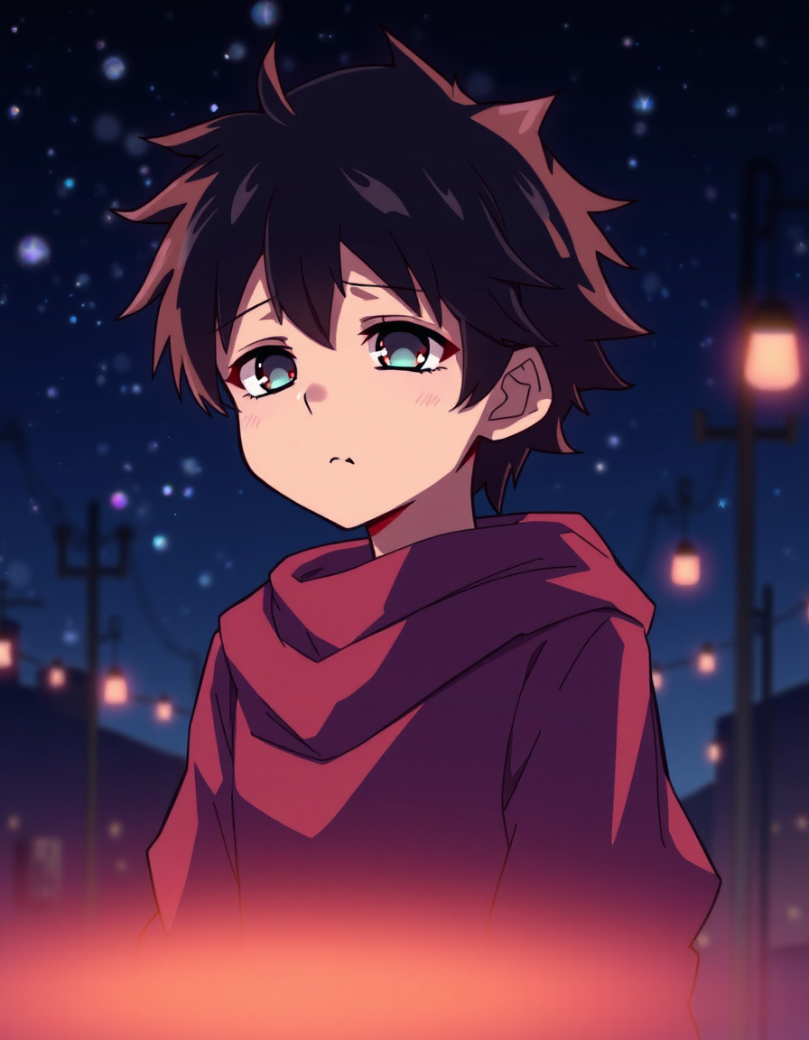 Generate Sad Anime Art