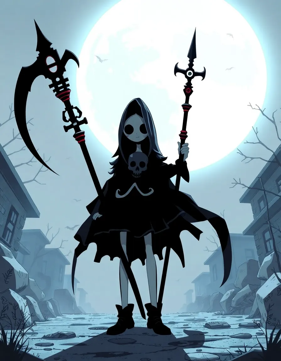 Soul eater gothic anime scythe