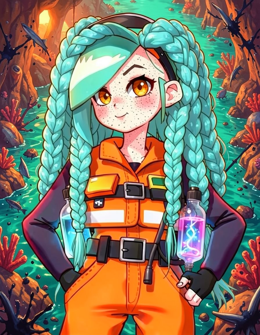 Inkflare, a Splatoon OC made on GenTube
