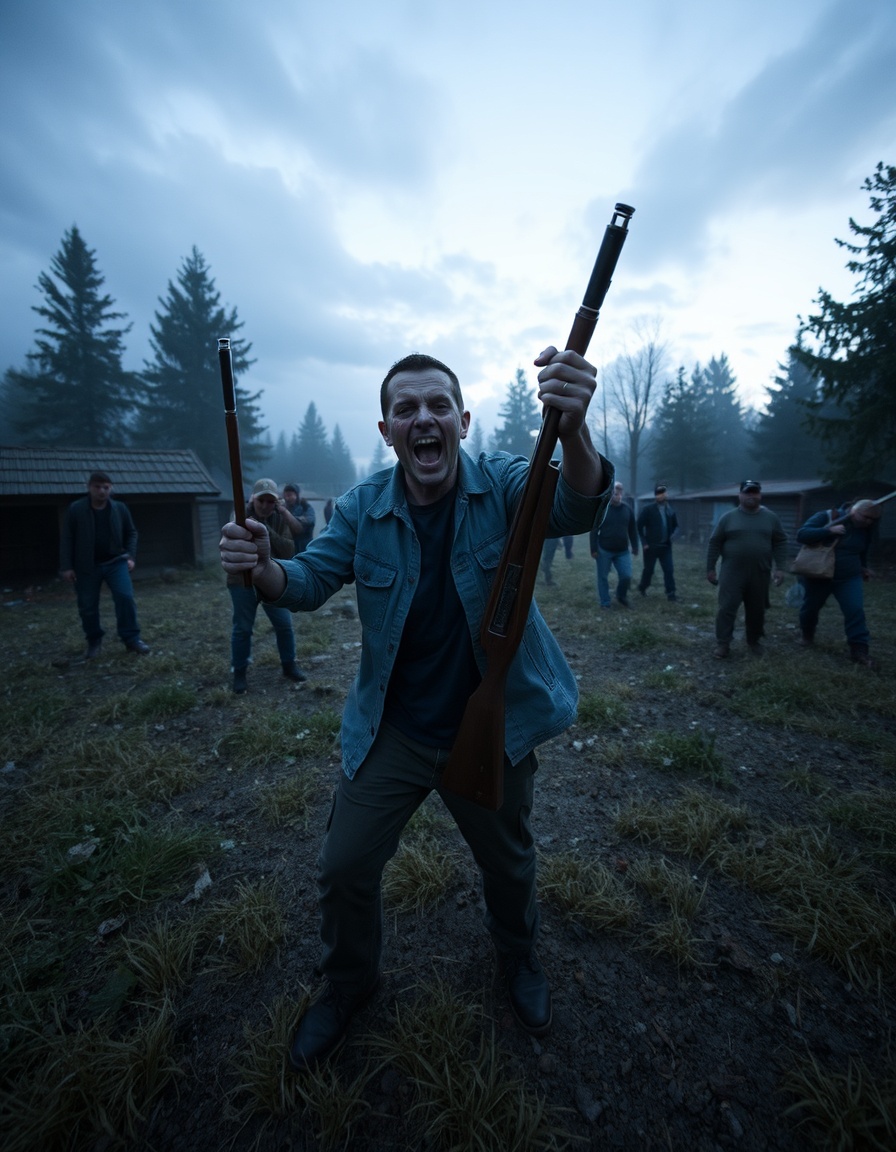 A zombie apocalypse survivor,