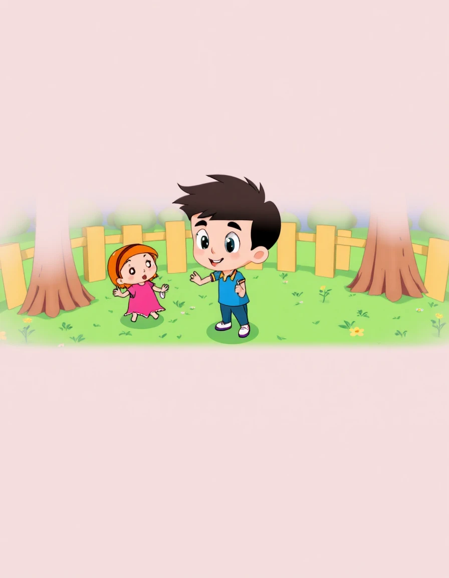 यह एक शानदार, एनिमेटेड और मज़ेदार शॉर्ट स्टोरी/वीडियो स्क्रिप्ट (Storyboard) की रूपरेखा लग रही है! हालांकि, आपके इनपुट का आखिरी हिस्सा थोड़ा कटा हुआ है (V).
अगर आप इस स्क्रिप्ट को पूरा करना चाहते हैं, तो यहाँ Scene 1 की छूटी हुई डिटेल्स और ऑडियो सेटअप को व्यवस्थित किया गया है ताकि आपकी कहानी पूरी हो सके:
🎬 Scene 1 (0:00 – 0:12) - छूटा हुआ भाग
Clip: बच्चे पार्क में लाइन से खड़े हैं और मुस्कुरा रहे हैं (जैसा कि इमेज के पहले फ्रेम में है)।
Text: 👉 “एक दिन पार्क में…”
Voice: “एक दिन पार्क में Roy और उसके दोस्त खेल रहे थे…”
Effect: Slow Zoom In
🎧 SOUND SETUP (ध्वनि व्यवस्था)
कहानी को और अधिक आकर्षक बनाने के लिए आप बैकग्राउंड में ये साउंड इफेक्ट्स (SFX) जोड़ सकते हैं:
Background Music: Happy & Upbeat Kids Instrumental Music (पूरी वीडियो में धीमा बजेगा)।
Jump/Bounce Effect (Scene 2 & 4): "Boing" या "Pop" साउंड।
Game Start (Scene 5): "Whistle" (सीटी की आवाज़) या "Whoosh" इफ़ेक्ट।
Thinking/Puzzle (Scene 8 & 9): "Tick-Tock" (घड़ी की सुई की आवाज़) या "Hmm..." कार्टून साउंड।
Correct Answer (Scene 10): "Ding!" या "Magic Wand" साउंड।
Victory (Scene 11 & 12): "Ta-da!" या बच्चों के चिल्लाने और ताली बजाने की आवाज़ (Cheering Sound)।