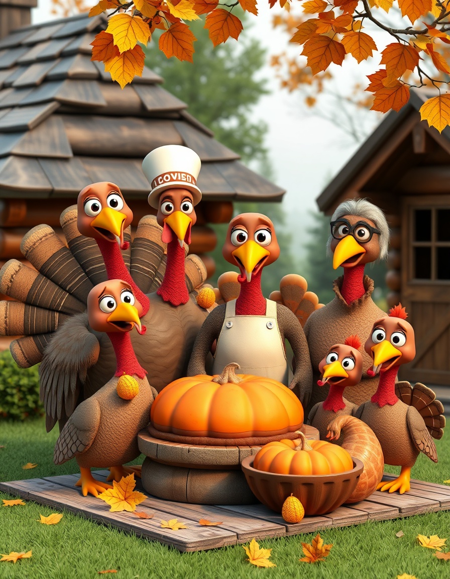 Create Amazing Cartoon Turkey Art