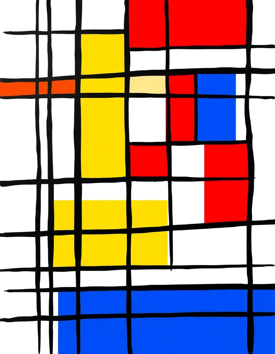 Design Your Own Mondrian Style Art