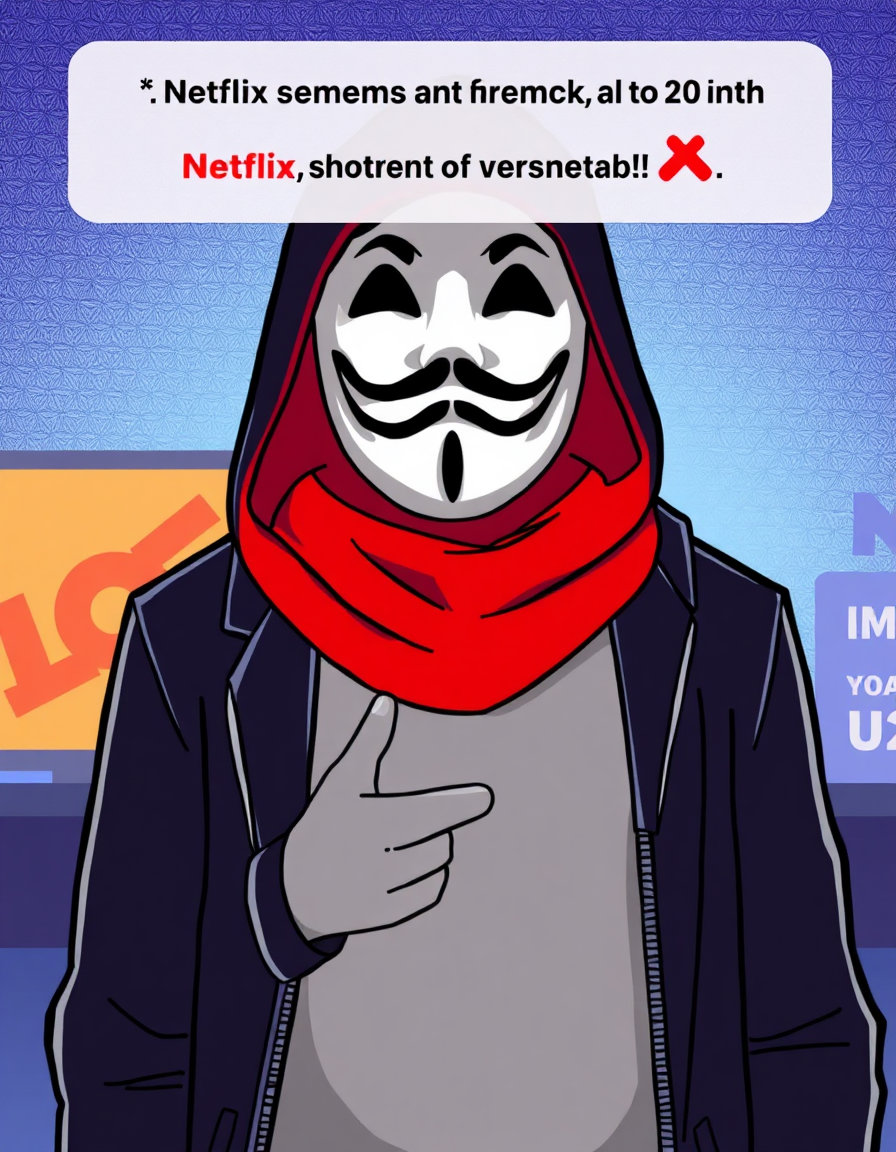 erstelle eine animation mit einem anonymen typ der das sagt

Ich verstehe einfach nicht, warum so viele Leute jeden Monat für Netflix bezahlen.

Jeden Monat wird Geld abgebucht. Immer wieder. Jahr für Jahr.

Dabei habe ich etwas entdeckt, bei dem man angeblich nur ein einziges Mal bezahlt und dann nie wieder.

Kein monatliches Abo. Keine wiederkehrenden Kosten.

Als ich davon gehört habe, konnte ich es zuerst selbst kaum glauben.

Deshalb frage ich mich: Warum macht das nicht jeder?

Wenn du wissen willst, wovon ich rede, schreib einfach „Netflix“ in die Kommentare.