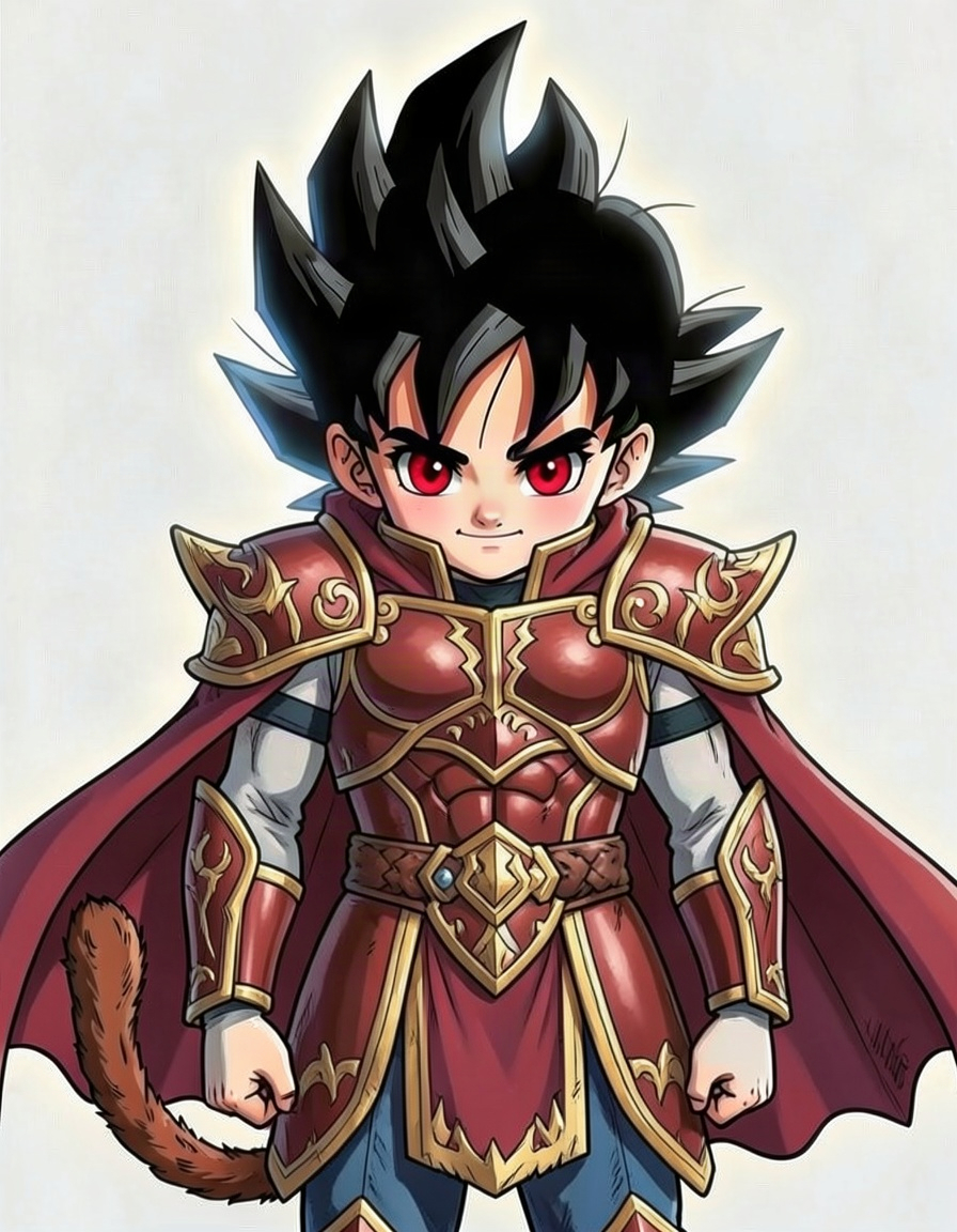 Ryke, a Dragon Ball OC made on GenTube