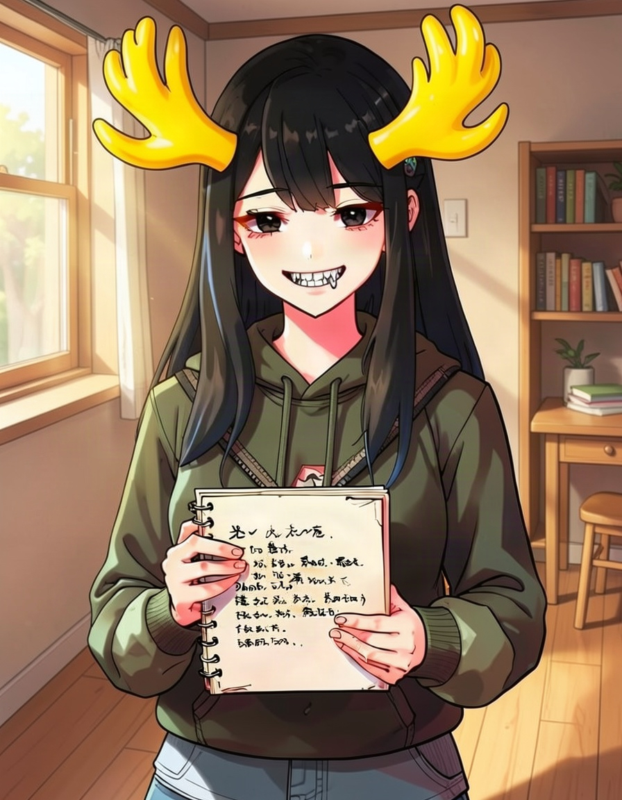 Lumpi, a DDLC OC made on GenTube