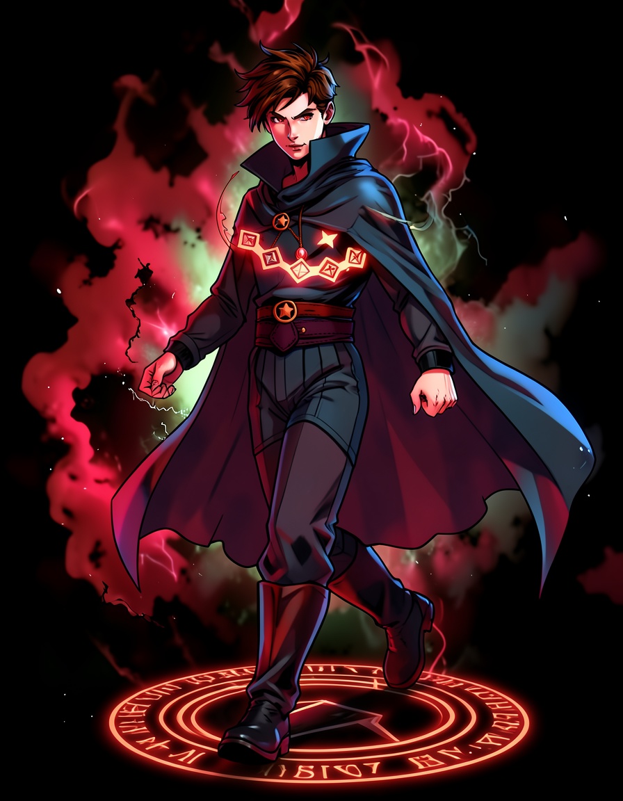 Obsidianforge, a Marvel Superhero OC made on GenTube