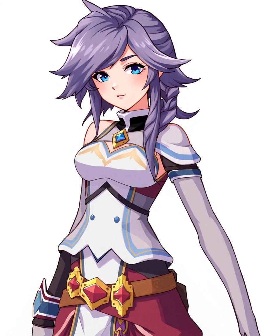 Sora of Kingdom Hearts as a female